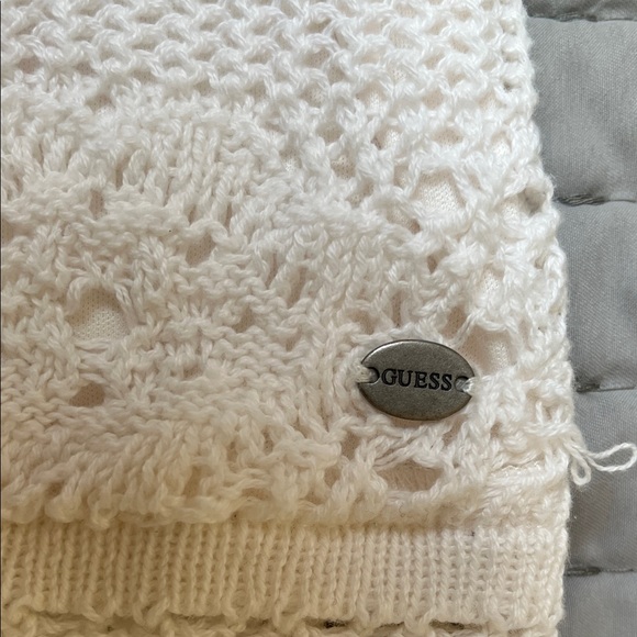 Guess White Knit Halter Tank Top - Picture 3 of 5